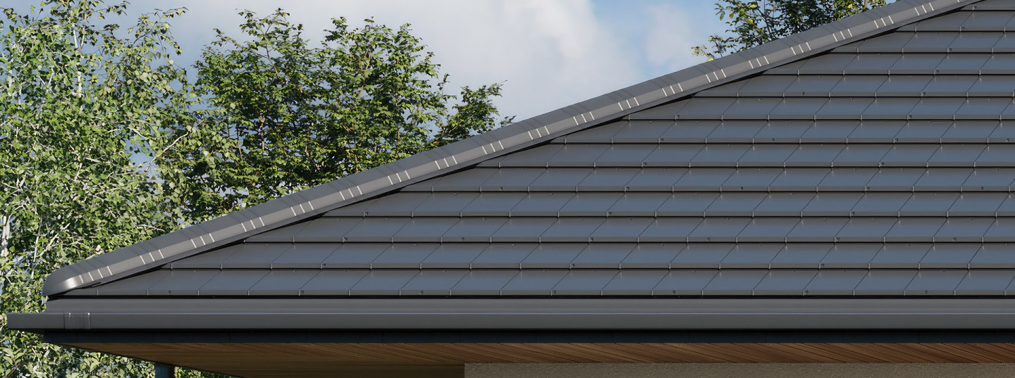 Модульная металлочерепица Budmat Garda (Польша)