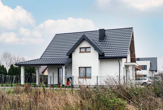 Крыша для дома BUDMAT Ferrara  Графитовый X-MATT 455 - фото 7