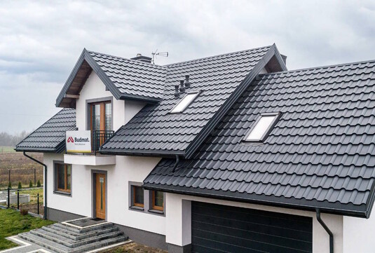 Крыша для дома BUDMAT Ferrara  Графитовый X-MATT 455 - фото 10