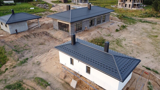 Крыша для дома BUDMAT Murano Черный IDEAL-Matt 9005 - фото 3